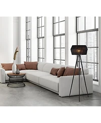 Adesso 61" Wood Montana Floor Lamp