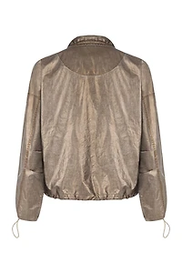 Nocturne Women's Bronze Metallic Jacket
