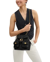 Coach Tabby Leather Backpack