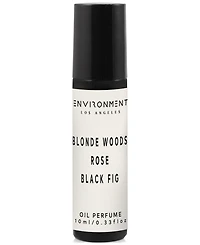Environment Blonde Woods, Rose & Black Fig Roll-On Oil Perfume (Inspired by 5-Star Luxury Hotels), 0.33 oz.
