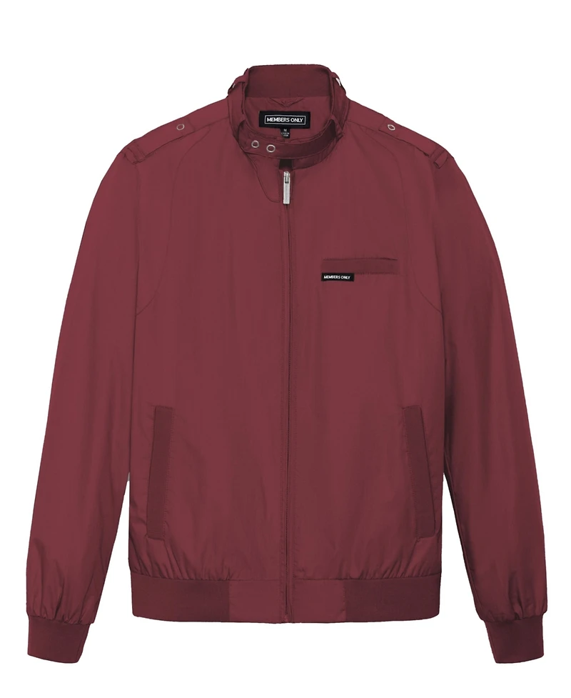 Men's Big & Tall Classic Iconic Racer Jacket (Slim Fit)