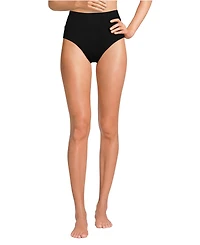Lands' End Women's Pinchless High Waisted Bikini Bottoms