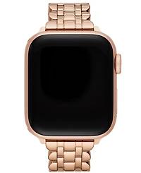 Kate Spade New York Women's Rose Gold-Tone Stainless Steel Band for Apple Watch, 42,44,45,49mm