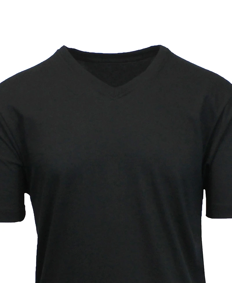 Blue Ice Men's Short Sleeve V-Neck Tee-5 Pack