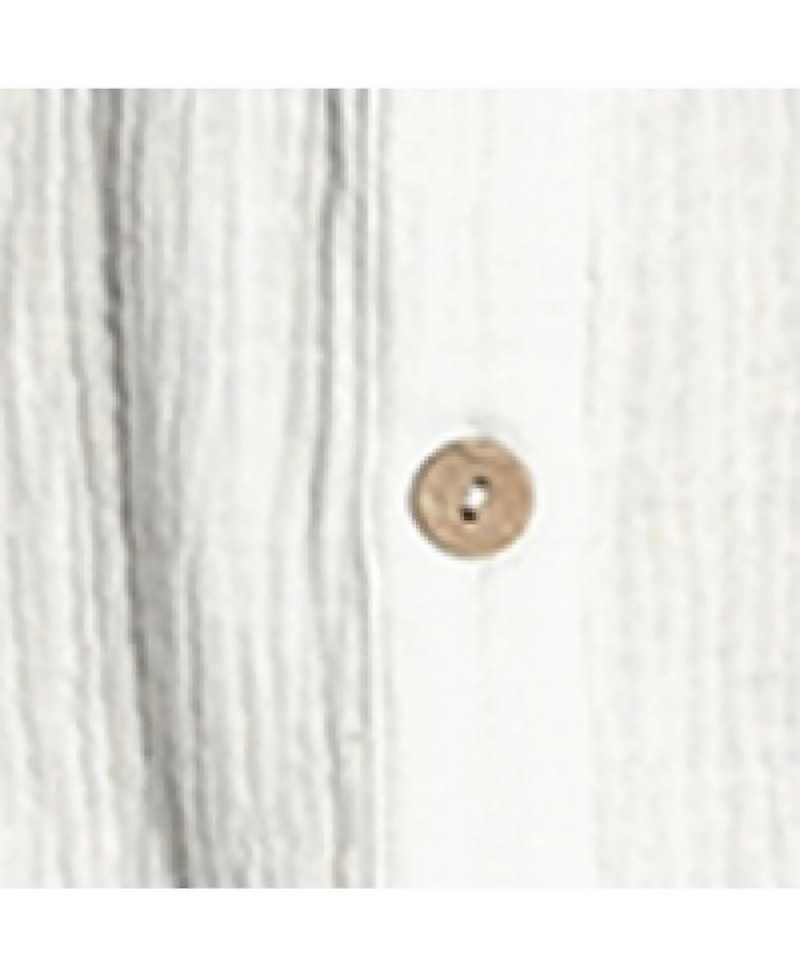 Cupshe Women's White Ruffle Hem Mini Cover-Up Beach Dress