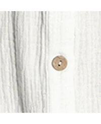 Cupshe Women's White Ruffle Hem Mini Cover-Up Beach Dress