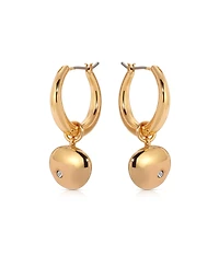 Ettika Polished Pebble Huggie Hoop Earrings