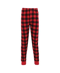 Hudson Baby Boys Cotton Top and Pant Pajama Set, North Pole