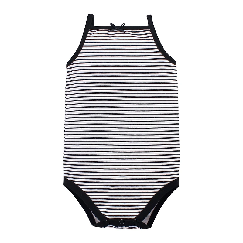 Hudson Baby Girls Soft Cotton Sleeveless Onesies