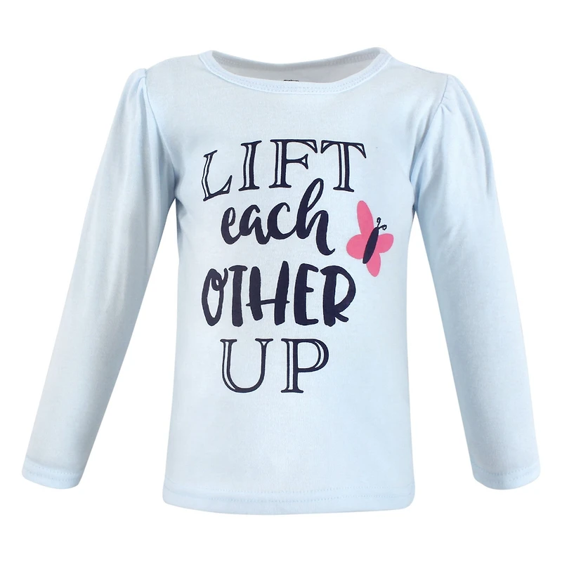 Hudson Baby Toddler Girls Long Sleeve T-Shirts, Fall Pumpkin Spice