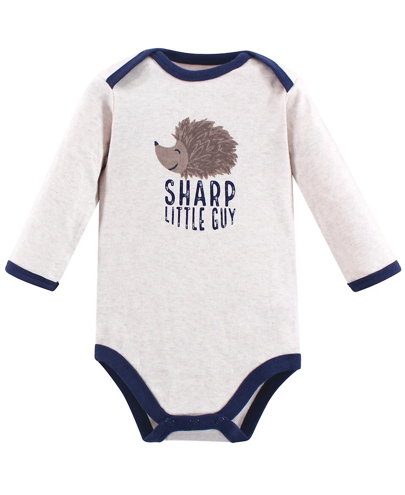 Touched by Nature Baby Boys 3Pk Organic Bodysuits