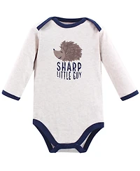 Touched by Nature Baby Boys 3Pk Organic Bodysuits