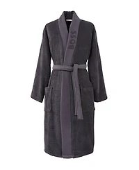 Boss Home Plain Kimono Cotton Men's Bathrobe