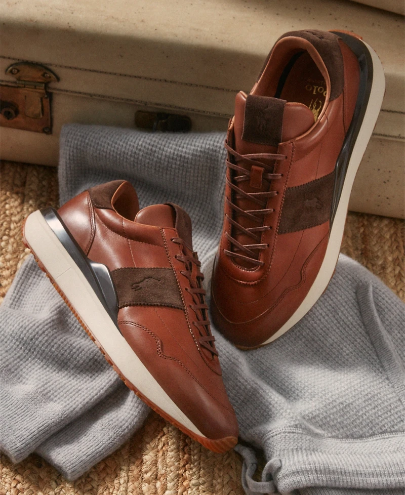 Polo Ralph Lauren Men's Train 89 Lace-Up Sneakers
