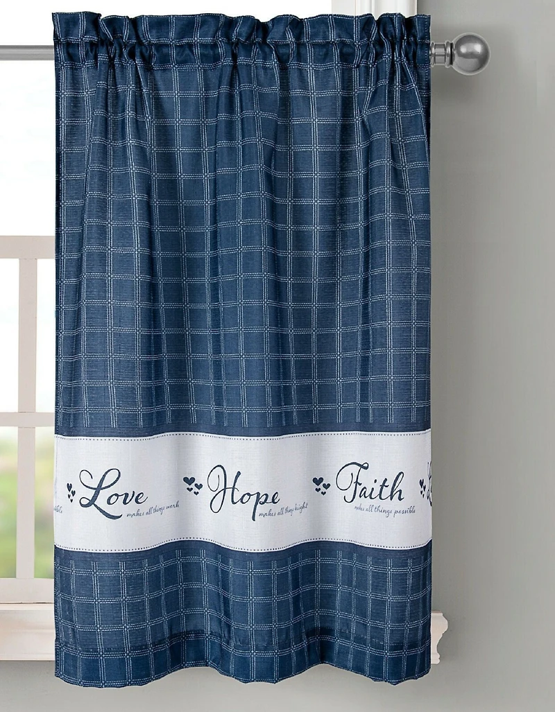 Kate Aurora Country Farmhouse Autumn Harvest Plaid Sunflowers & Pumpkins Rod Pocket Cafe Kitchen Curtain Tier Valance Set