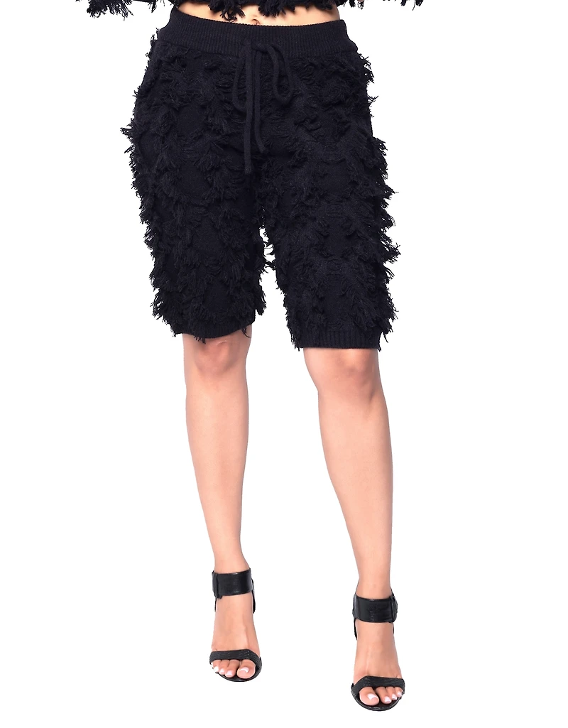 Fusion Pull On Sweater Shorts