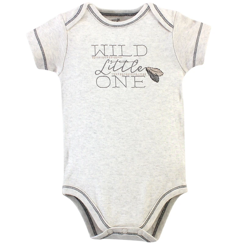Touched by Nature Baby Boys Natural Cotton One-Pieces