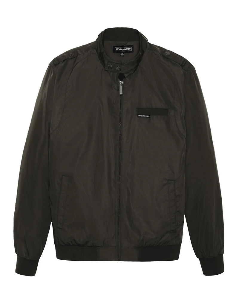 Members Only Men's Heavy Iconic Racer Quilted Lining Jacket (Slim Fit)