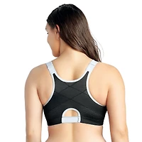 Parfait Plus Wave Wire-free Zip Front Sports Bra