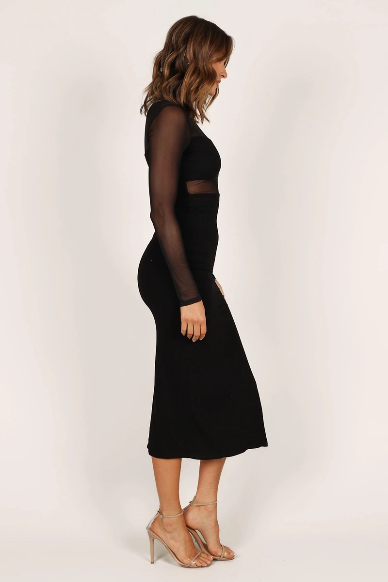 Petal and Pup Women's Farrow Long Sleeve Midi Dress