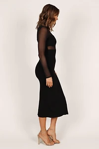 Petal and Pup Women's Farrow Long Sleeve Midi Dress