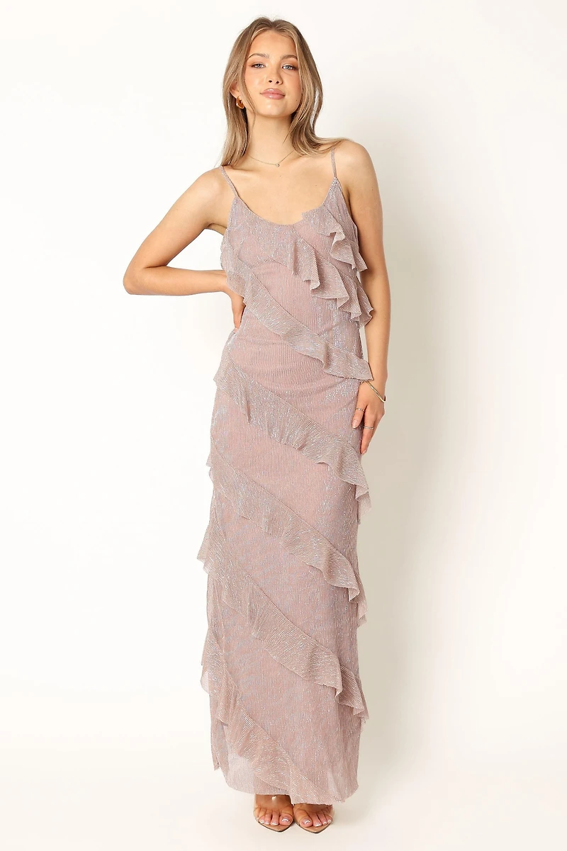 Women's Petal and Pup Ciao Ruffles Maxi Dress