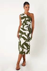 Petal and Pup Women's Zara One Shoulder Midi Dress