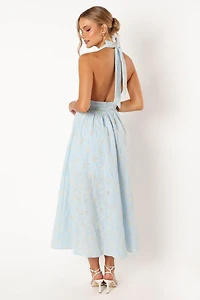 Taila Halterneck Maxi Women's Dress