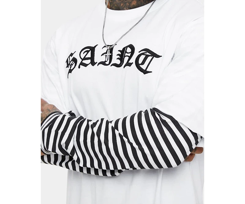 Saint Morta Big & Tall Jail Layered Long Sleeve T-Shirt