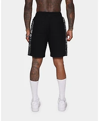 Xxiii Mens Kardeiz Paisley Panel Shorts