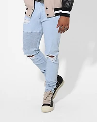 Men's Index Distressed Biker Jeans