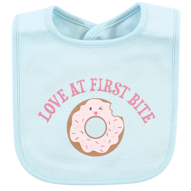 Hudson Baby Infant Girl Cotton Bibs