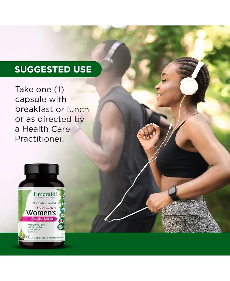 Emerald Labs Women's 1-Daily Multi - With Coenzymated Vitamin B6, B12 and Methylated Folic Acid