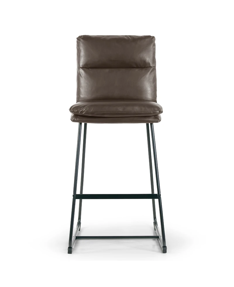 Glamour Home 30" Aulani Iron, Polyester Barstool
