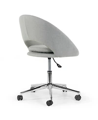 Glamour Home 34.75" Aura Fabric, Metal Task Chair