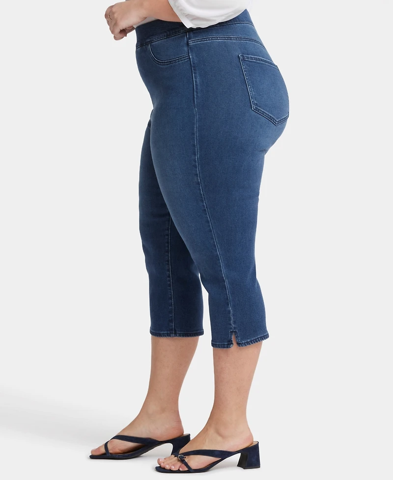Nydj Plus Dakota Crop Pull-On Jeans