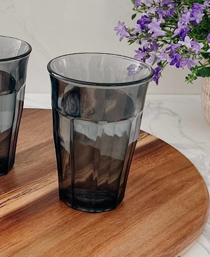 Duralex Picardie Grey Tumbler - 12 1/8 Oz. - Set Of 6