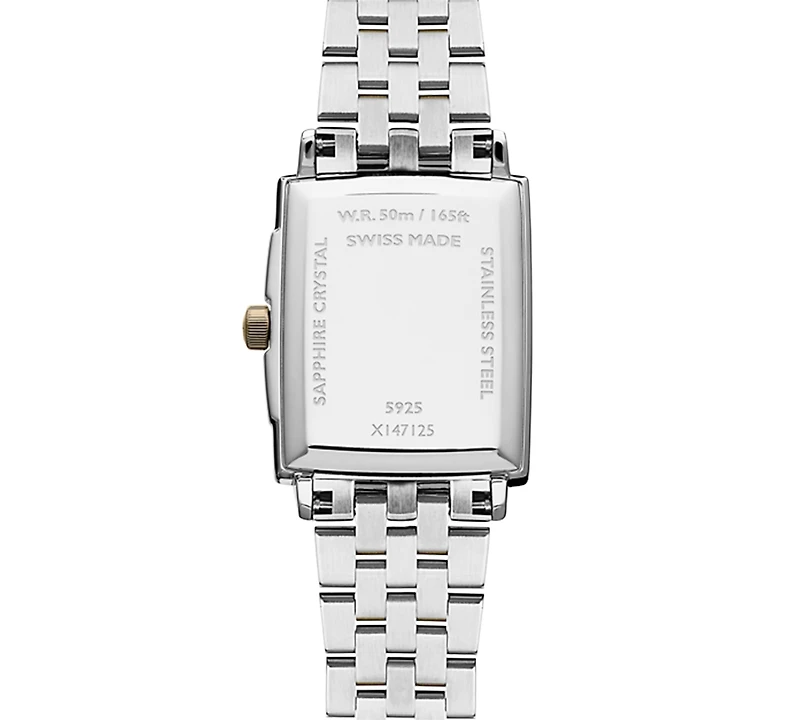 Raymond Weil Women's Swiss Toccata Diamond Accent Two-Tone Stainless Steel Bracelet Watch 22.6x28.1mm