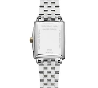 Raymond Weil Women's Swiss Toccata Diamond Accent Two-Tone Stainless Steel Bracelet Watch 22.6x28.1mm