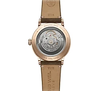 Raymond Weil Men's Swiss Automatic Millesime Brown Leather Strap Watch 40mm