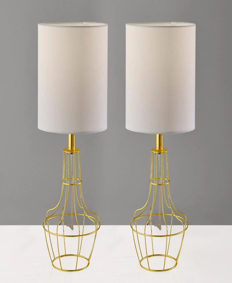 Adesso 18.75" Stella Set of 2 Table Lamps