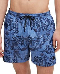 Boss by Hugo Men's Logo-Badge Swim Shorts