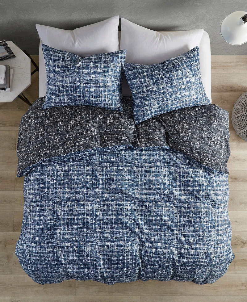 510 Design Maca Reversible 3-Pc. Duvet Cover Set, Full/Queen