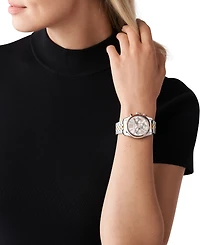 Michael Kors Women's Lexington Tri-Tone Stainless Steel Watch 38mm