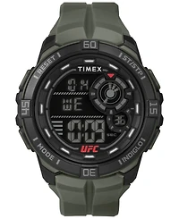 Timex Men's Ufc Rush Digital Green Polyurethane Strap 52mm Round Watch