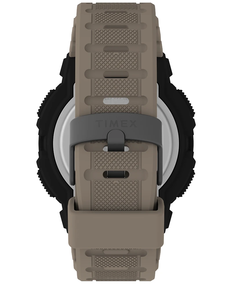 Timex Men's Ufc Rumble Digital Tan Polyurethane Strap 50mm Round Watch