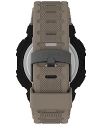 Timex Men's Ufc Rumble Digital Tan Polyurethane Strap 50mm Round Watch