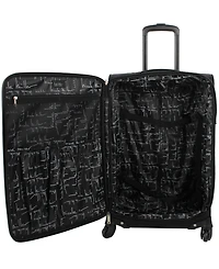 Nicole Miller French Stripes 3 Piece Luggage Set