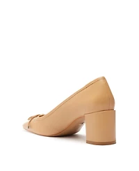 Schutz Women's Arissa Square Toe Mid Block Pumps