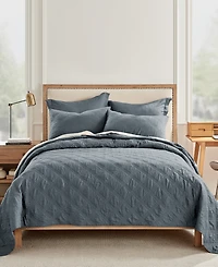 Levtex Washed Linen Relaxed Textured Quilt, King